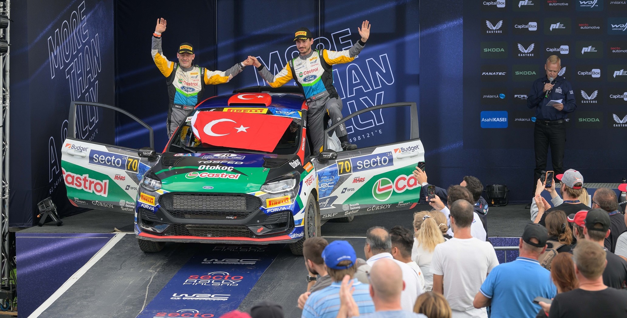 Castrol Ford Team Türkiye, Finlandiya'da Türk bayrağını dalgalandırdı