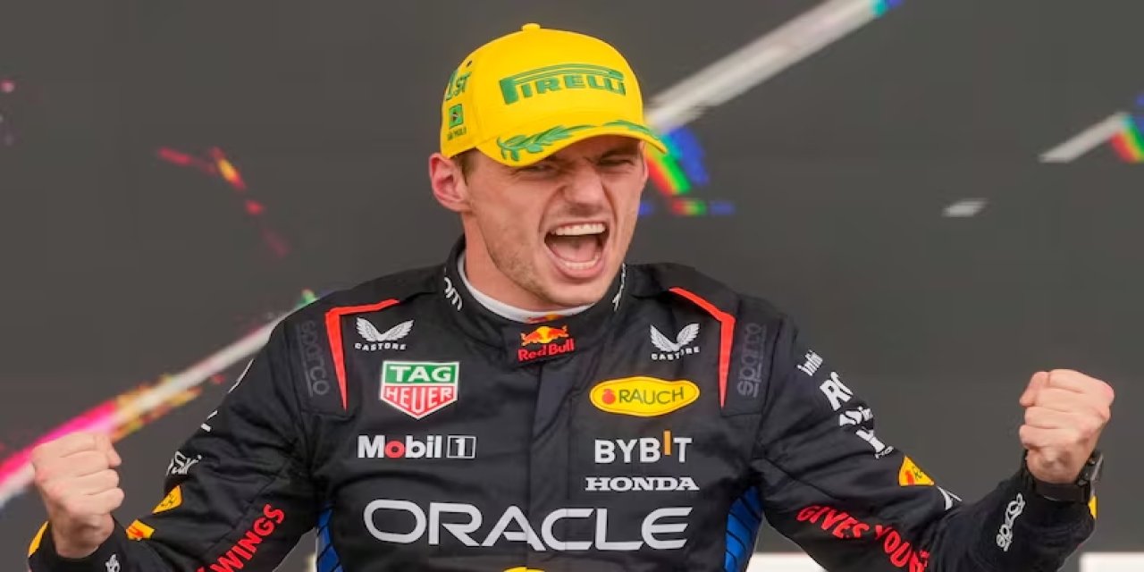 Brezilya Grand Prix'sini geriden gelen Verstappen kazandı