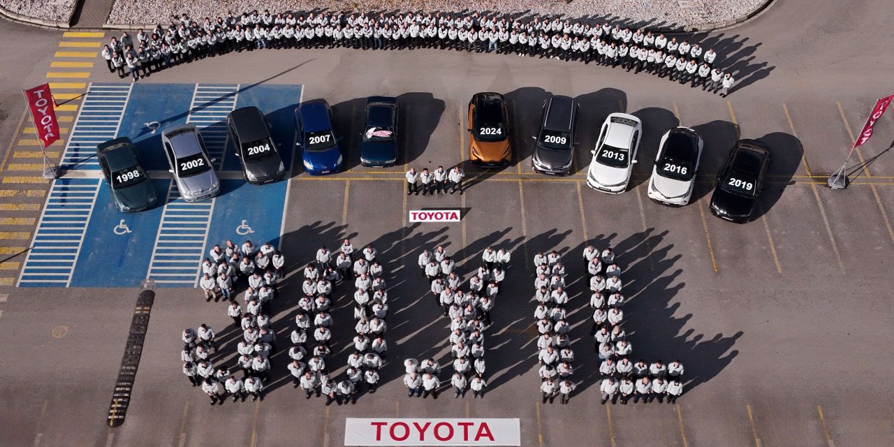 Toyota Türkiye, 30 yılda 3 milyon 700 bin adet otomobil üretti