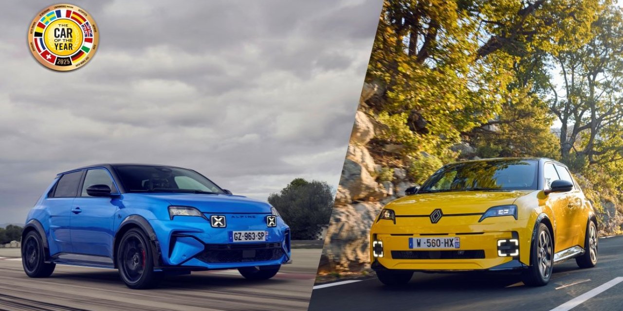 2025 yılının otomobili Renault 5 ve Alpine A 290