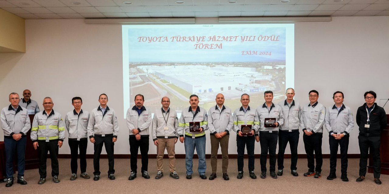 Toyota Türkiye’den 446 çalışanına ‘Hizmet Yılı Ödülü’