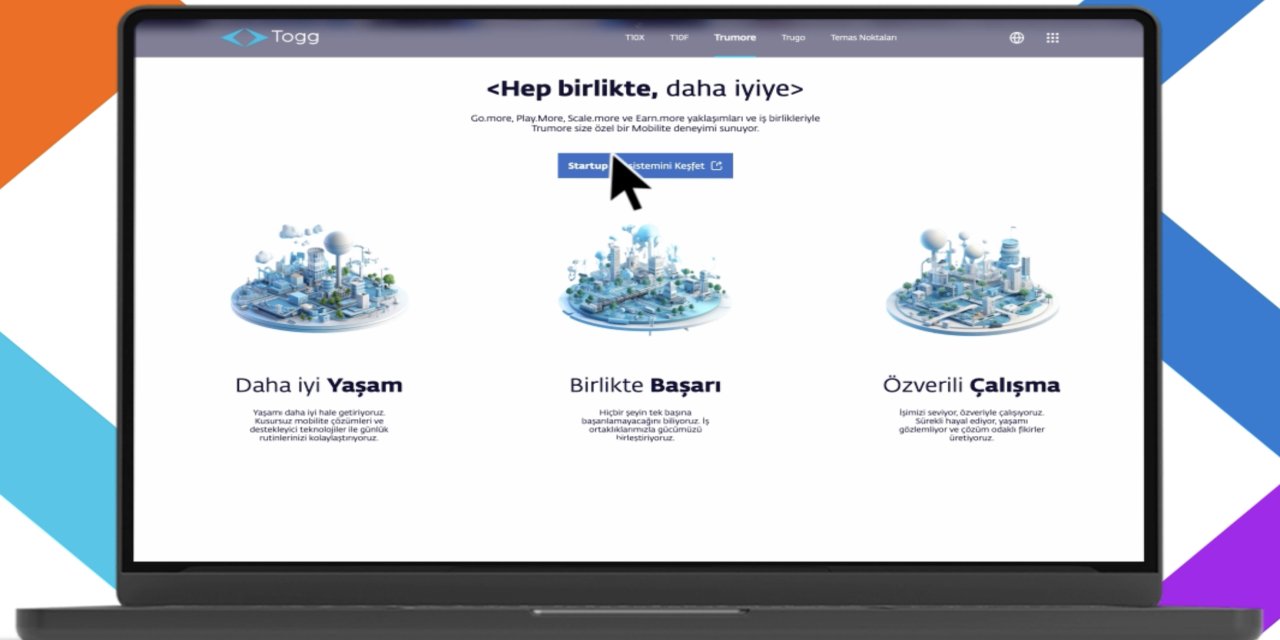 Togg’dan startup’lara "mobiliteyi birlikte tanımlayalım" çağrısı