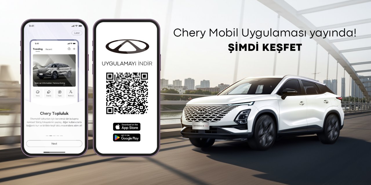 Chery Türkiye, yeniliklerle dolu mobil uygulamasını sundu