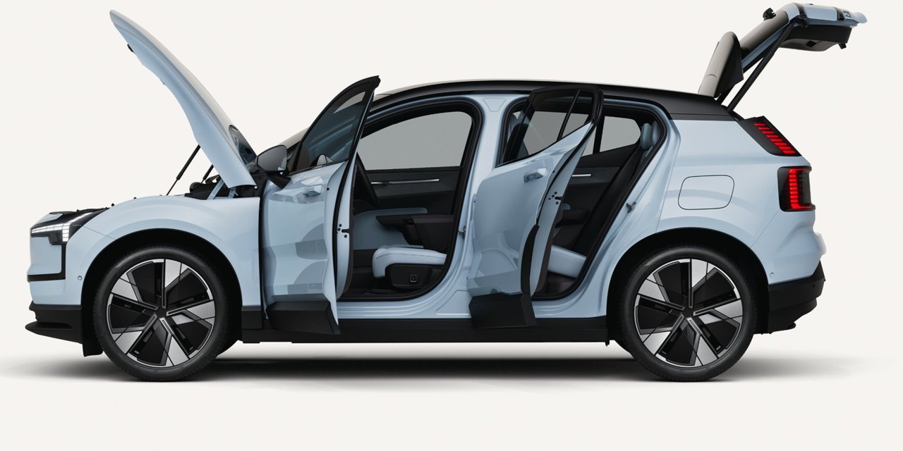 Volvo’nun tamamen elektrikli SUV’u EX30 Türkiye yollarında