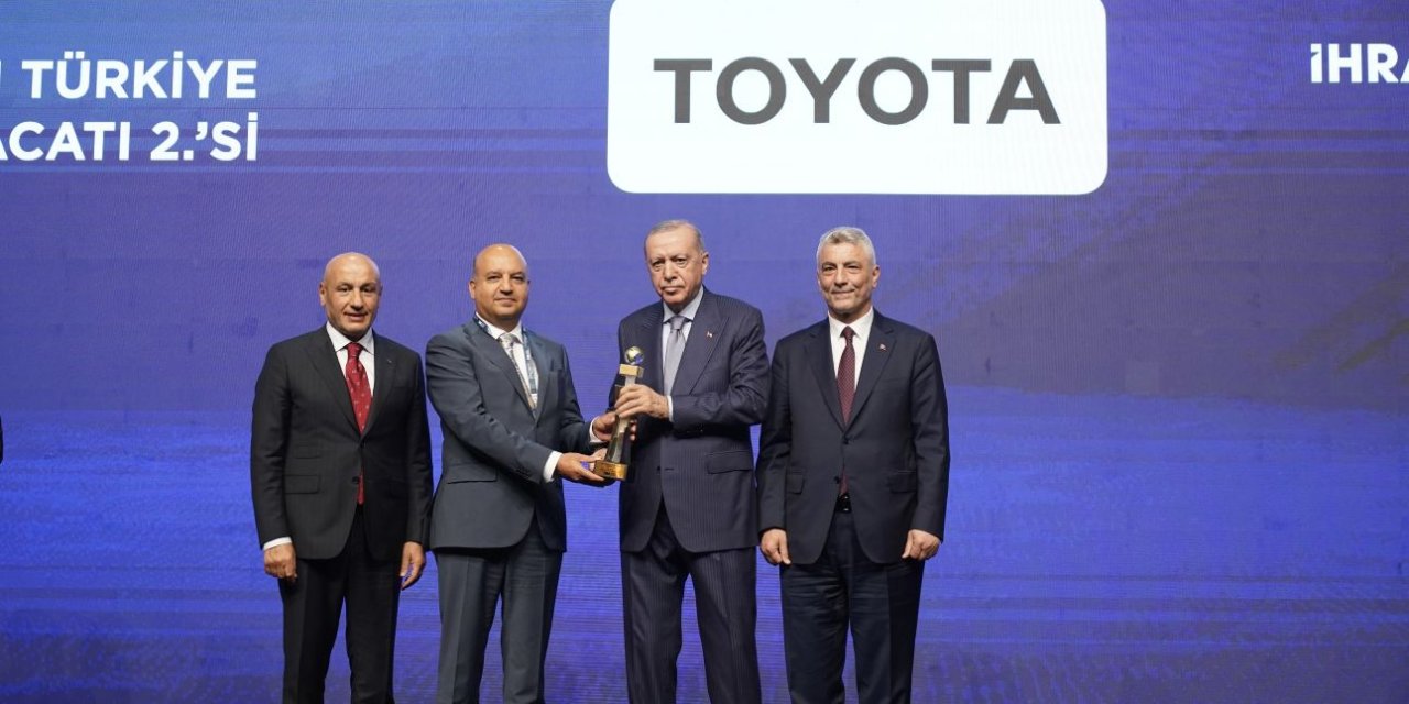 Toyota, Türkiye’nin en çok ihracat yapan 2’inci şirketi