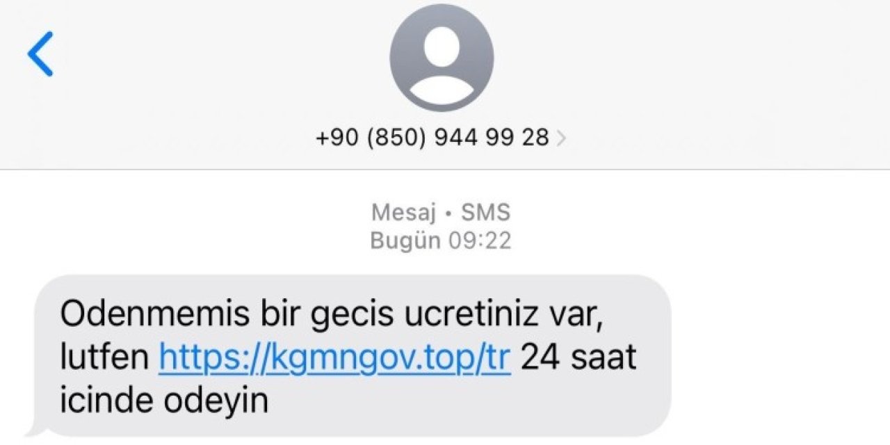 "HGS Bakiyeniz Yetersizdir" diyerek dolandırıyorlar