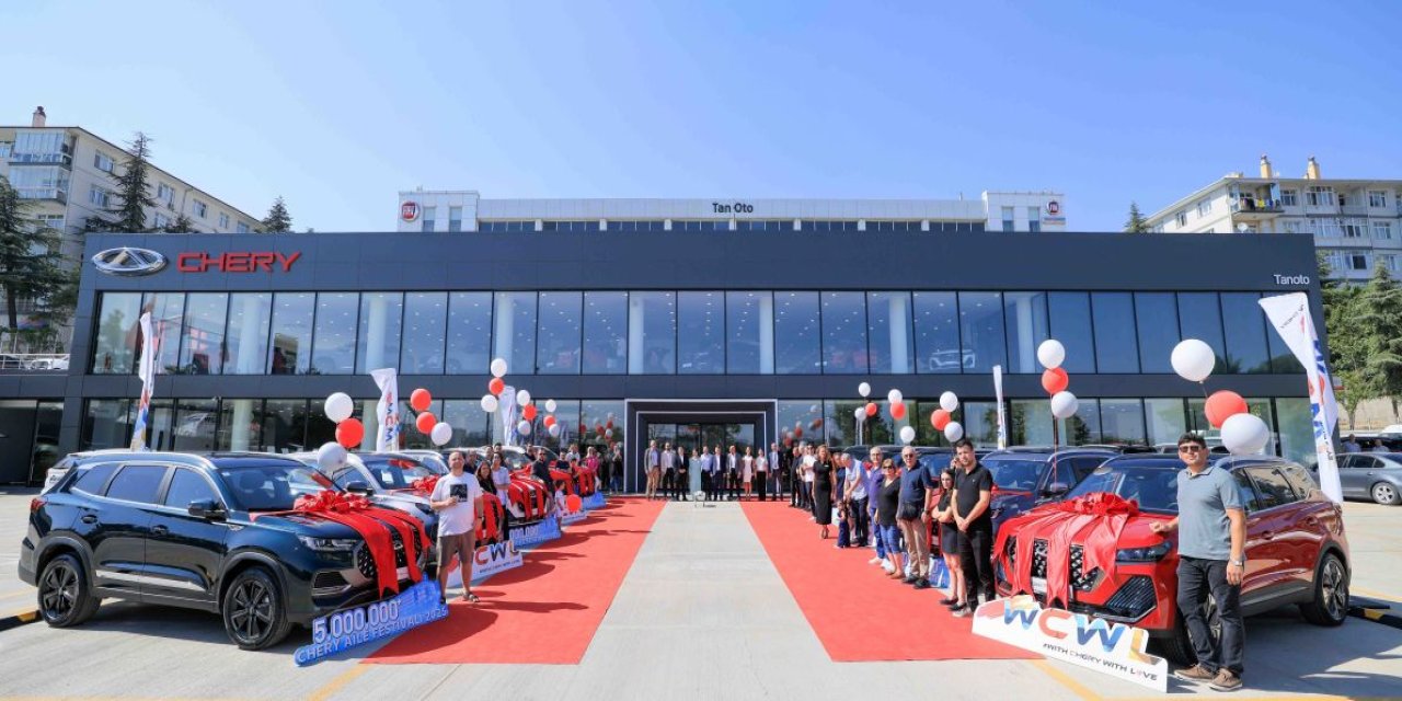 Chery, 5 milyonuncu satış başarısını Ankara’da kutladı
