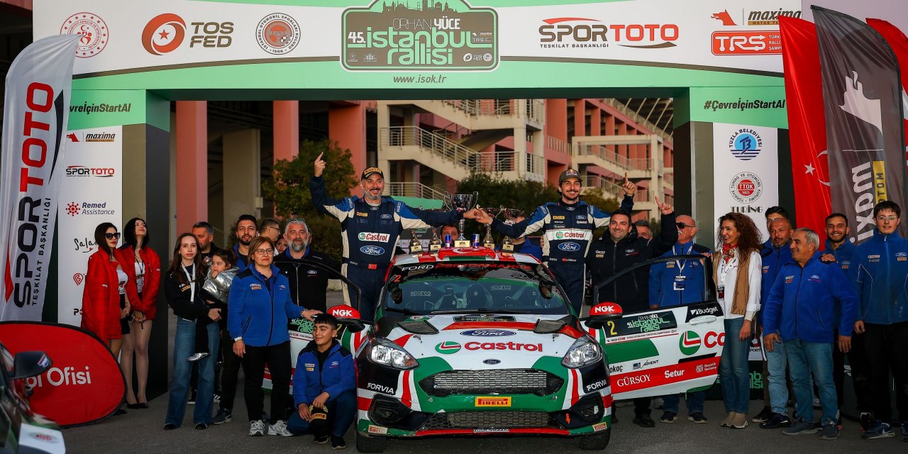 Castrol Ford Team Türkiye, 45. İstanbul Rallisi’ni Zaferle Tamamladı