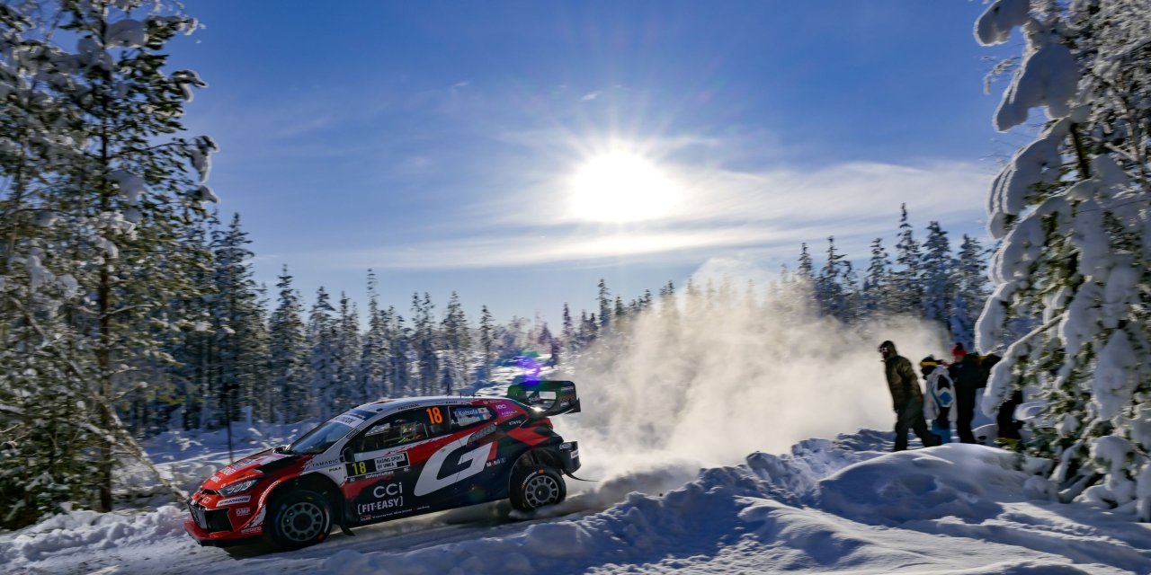 Toyota, karlı İsveç Rallisi’nde yine zirvede