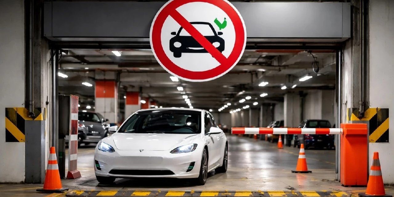 Elektrikli araçların otoparklara girişi yasaklandı