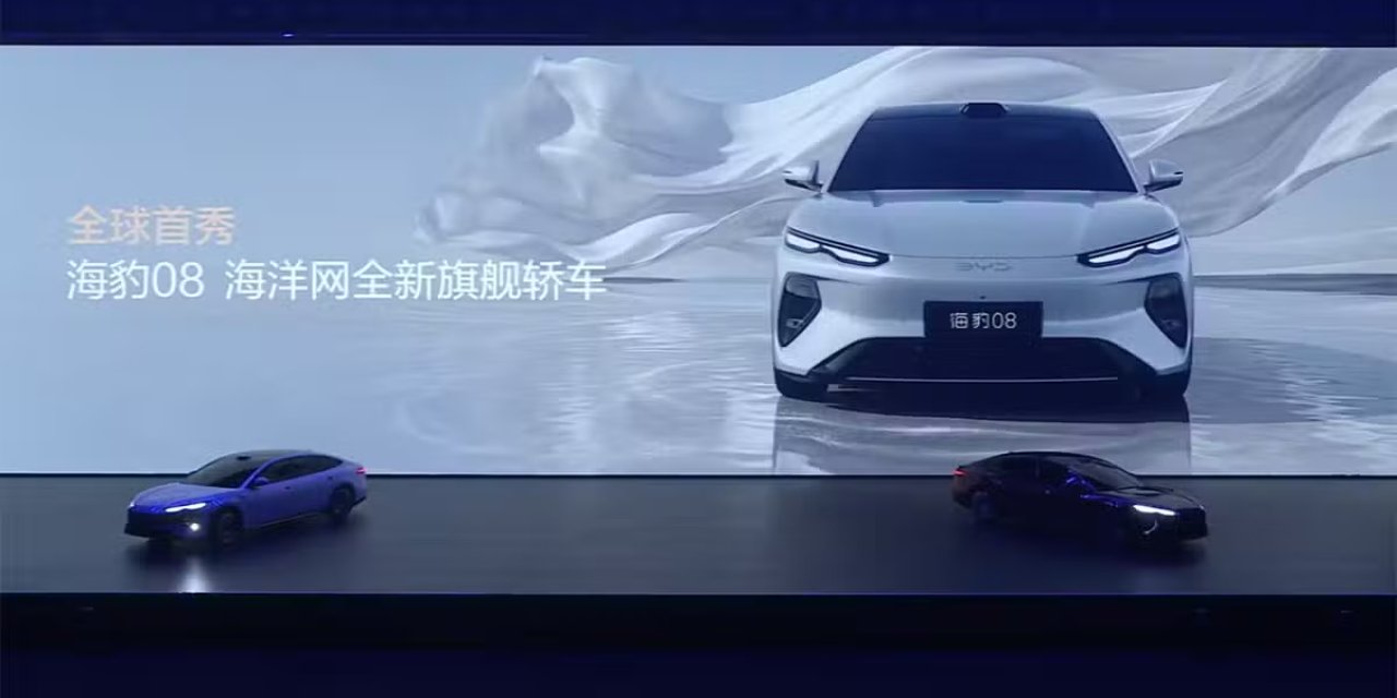 Seal 08, BYD'nin 1000 km menzilli elektrikli sedanı