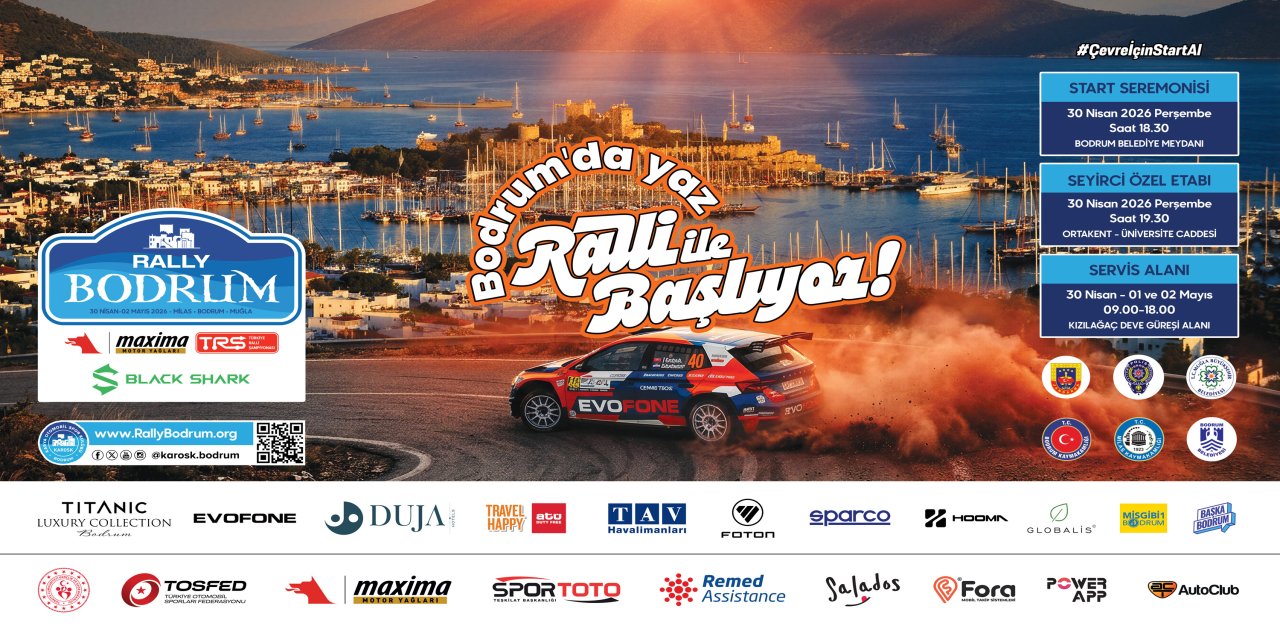 Bodrum Yaz'a "Rally Bodrum" ile merhaba diyor
