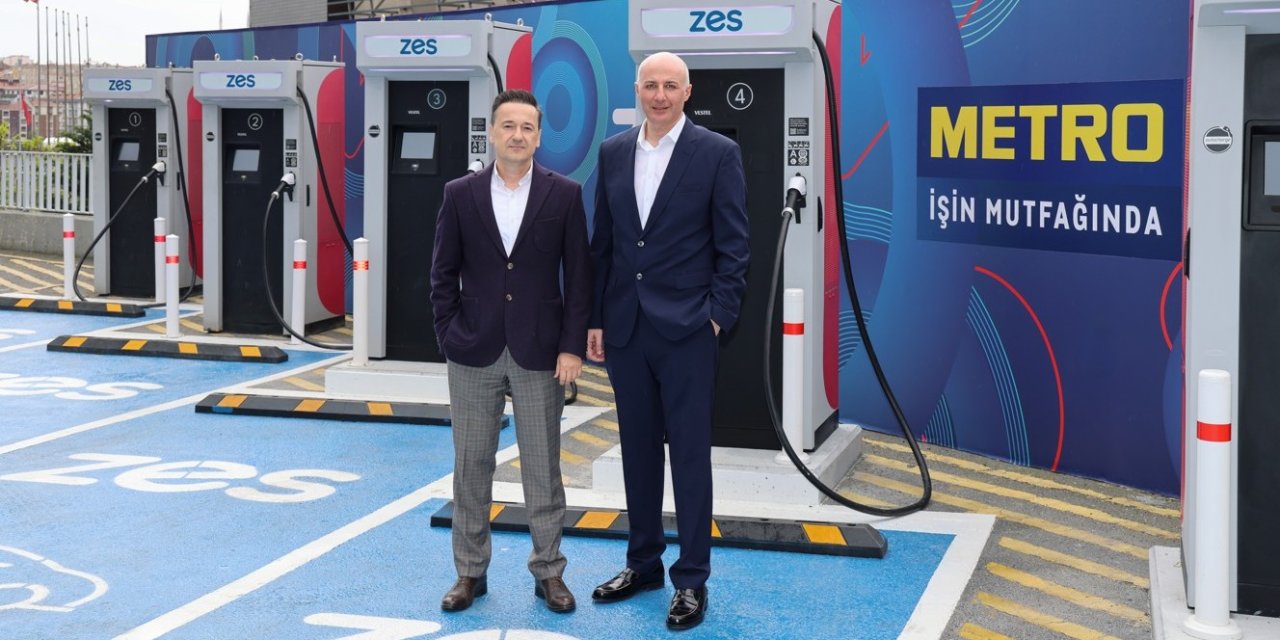 Yüksek hızlı şarj, Zes ile Metro Türkiye mağazalarında