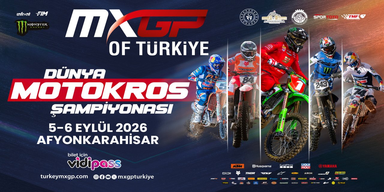 Dünya Motokros Şampiyonası, üst üste 9. kez Türkiye'de