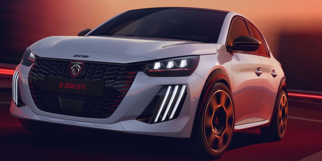 Yeni Peugeot E-208 GTI, Le Mans'ta örtüsünü kaldırdı