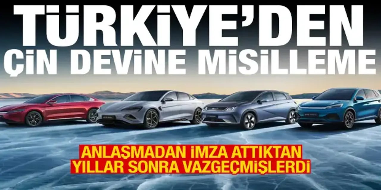 BYD'nin Türkiye'ye getirdiği araçların ödenmeyen vergileri faiziyle alınacak