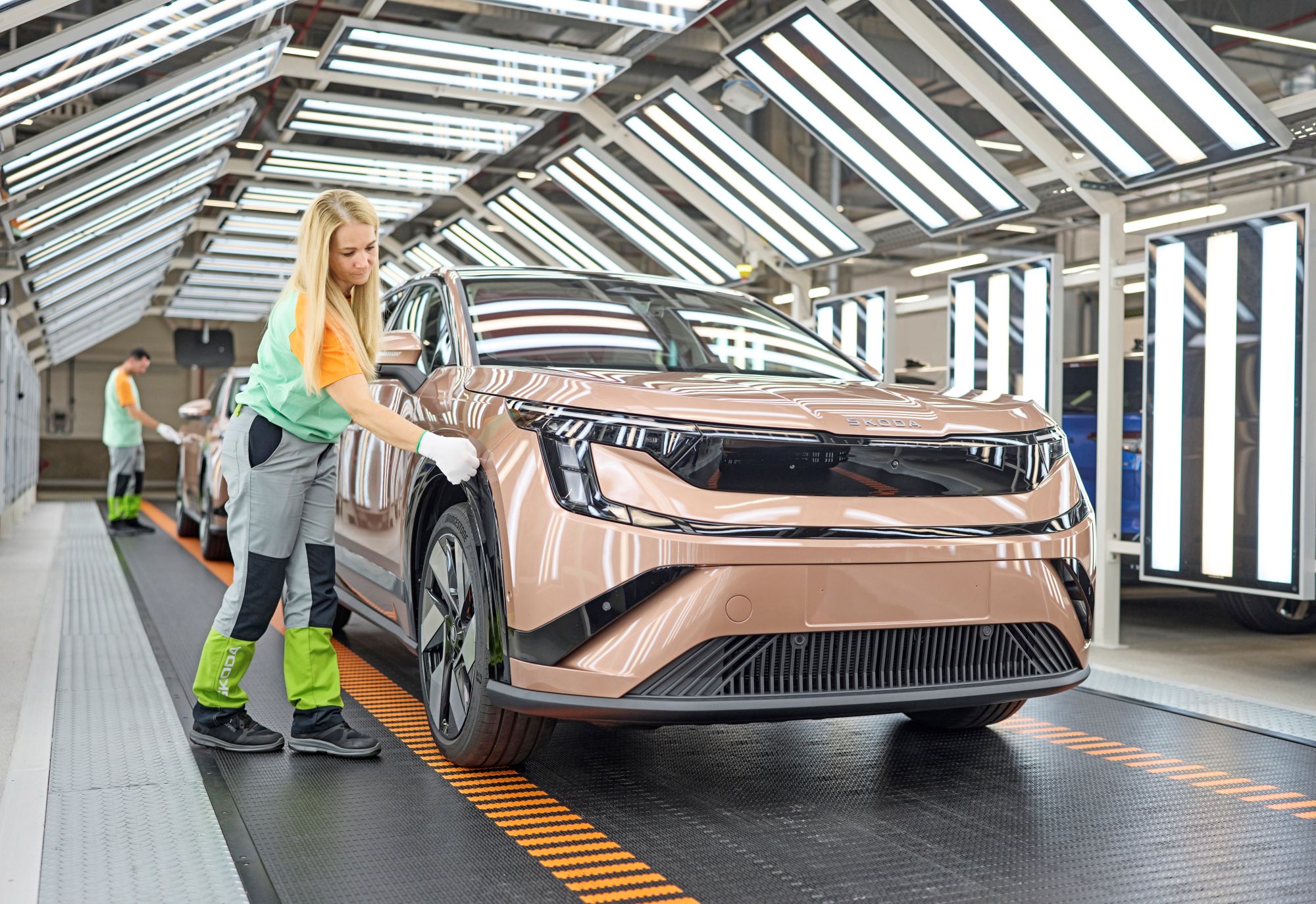 Škoda’nın Elektrikli Amiral Gemisi SUV’u Peaq’in Seri Üretimi Başladı