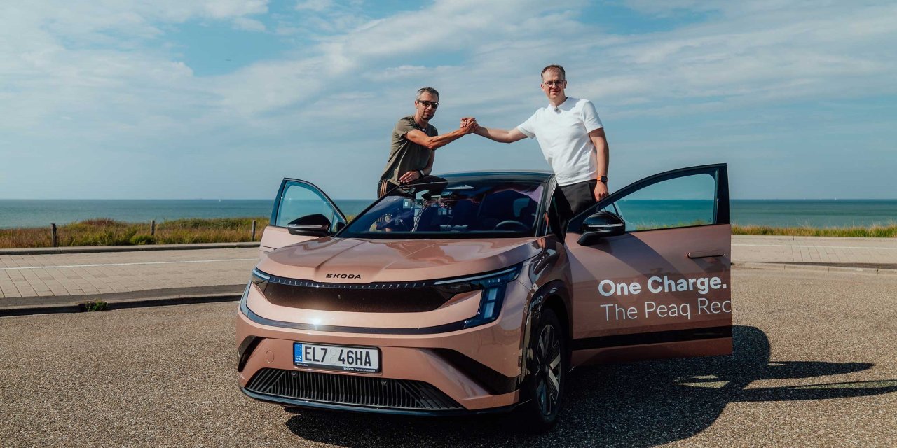 Škoda Peaq Tek Şarjla 936 Kilometre Yol Aldı
