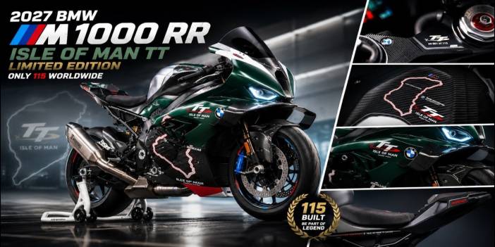 115 adet üretilecek BMW M 1000 RR “Isle of Man TT” görücüye çıktı