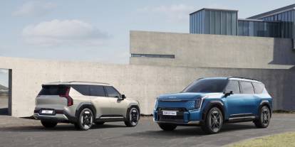 Kia, yeni elektrikli aracı EV9'u tanıttı